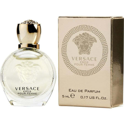 Versace Eros Pour Femme by Versace - Eau De Parfum Spray .17 oz Mini (Women) - Daily Products Club