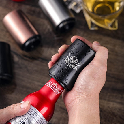 Color: Black - Portable Professional Wine Bottle Opener Is Traceless And Safe