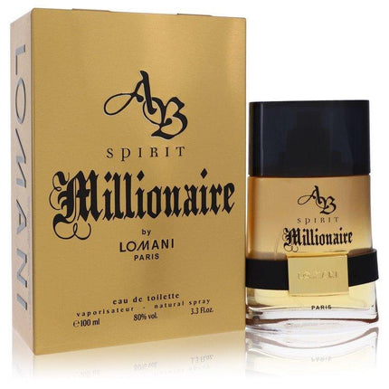 AB Spirit Millionaire by Lomani Eau De Toilette Spray 3.3 oz (Men) - Daily Products Club