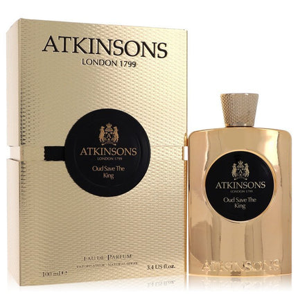 Oud Save The King by Atkinsons Eau De Parfum Spray 3.3 oz (Men)