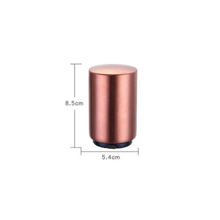 Color: Rose Gold - Portable Magnetic Automatic Beer Bottle Opener Bar Accessories Decor Stainless Steel Wine Can Openers with Brushed Metal